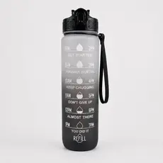 Garrafa de Água 1 Litro Academia Squeeze Motivacional com Marcador de Horário