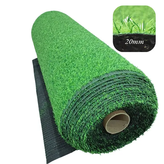 Grama Sintética 20mm Por Metro Quadrado Verde Ideal Para Cães Gatos Crianças E Decoração Em Geral