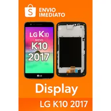 Tela Frontal Touch Display LG K10 2017 M250 Com Aro