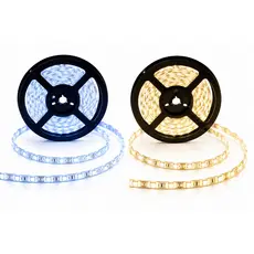 Fita LED 5050 5m 300 LEDs Branco Frio/Quente Prova D'Água Sem Fonte
