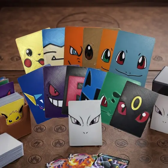 Divisórias de Cartas Pokémon TCG - Separadores Temáticos para Deckbox