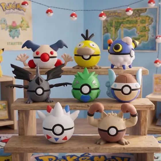 Mini Pokébola Pokémon  Poké Ball - Decorativas/Diversos Modelos