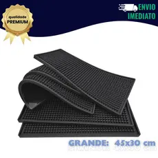 Tapete Escorredor De Louça Silicone 45x30 Emborrachado e Protege Móveis