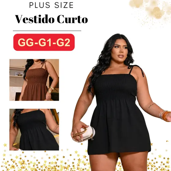 Vestido Plus Size Curto Elastico no Seio Estampado Modelador Pecuaria Show festas Sao Joao Alças Duas formas