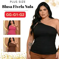 Blusa Plus Size Camisa Social All Curve Feminina Feminina Nula Fivela Dourada Modeladora Forrada