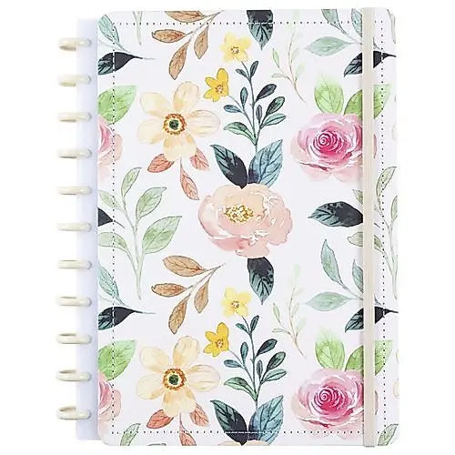 Caderno Grande Capa Dura Versatil Disco Reposicionavel Organizador Resistente Estudos Trabalho
