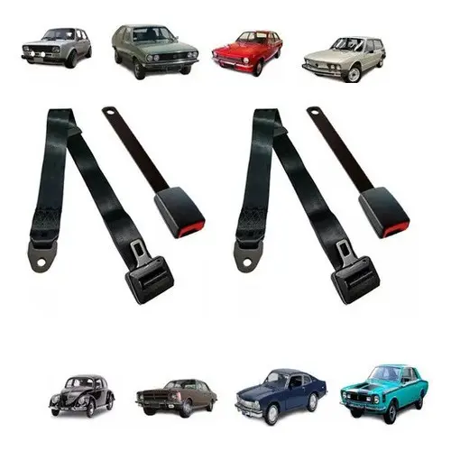 Kit Cinto Segurança Fusca Brasilia Chevette Par Dianteiro