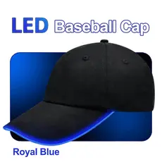Boné de Beisebol com Luz LED – Brilho Piscante, Ideal para Festa e Rave, Ajustável e Confortável!