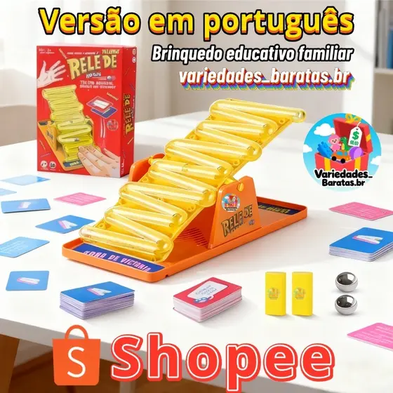 Brinquedo Desafio Batalha Das Palavras Gangorra Educativo E Interativo Toda Familia Em Português