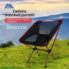 Cadeira Multifuncional Dobrável Para Lua Ao Ar Livre Acampamento , Caminhada , Pesca , Piquenique