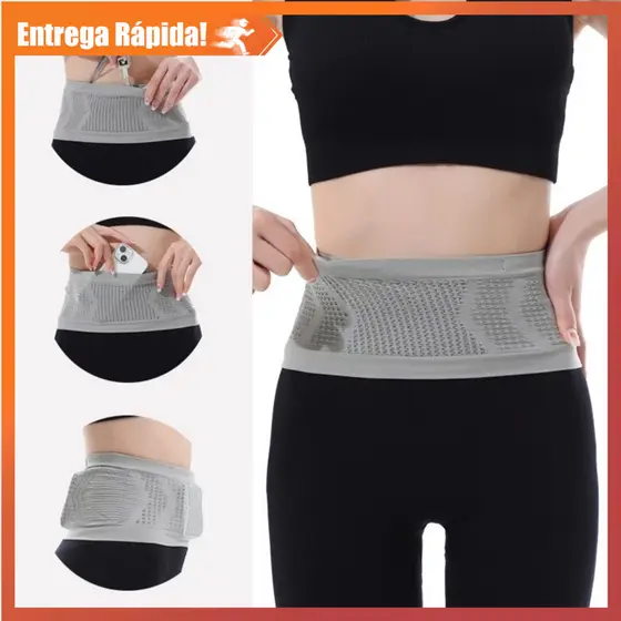 Bolsa Corrida Esportiva Cintura Refletiva Esportes Outdoor Impermeável Pochete com Tiras Refletivas para Cicli
