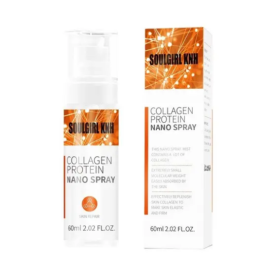 Spray Colágeno Facial Hidratante 100ml - Névoa Rejuvenescedora, Reduz Linhas Finas, Pele Radiante