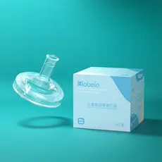 Acessórios para mamadeira de grande diâmetro Korala: bico de silicone, bico de pato, canudo, esfera de gravidade, alça,