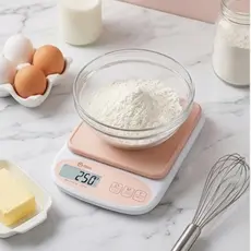 Balança Digital De Cozinha Alta Precisão 0.1g A 6kg Recarregável USB Para Café E Confeitaria