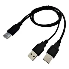 Cabo Usb Y 2.0 1 Usb Macho +2 Usb A Macho 70+20cm - Ms9 5807