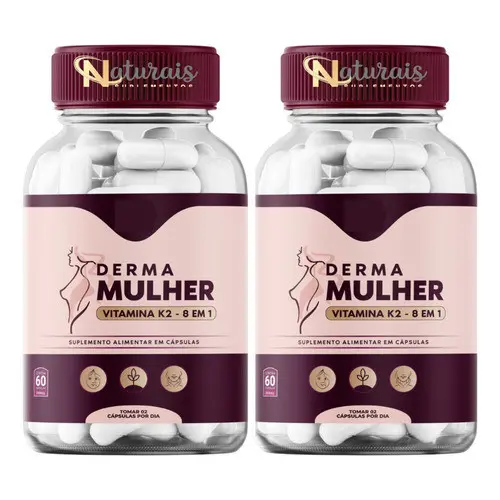 Kit 2 Derma Mulher Original 60 Cápsulas - Única Loja Oficial