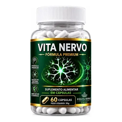 Vita Nervo 60 Cápsulas - Saúde Dos Nervos - Loja Oficial