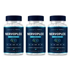 3 Nervoplex 60 Cáps Suplemento Alimentar Nervo Plex