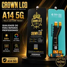 Frontal LCD Compatível para Samsung Galaxy A14 5G – Tela Display Touch Screen Crown LCD Alta Qualidade