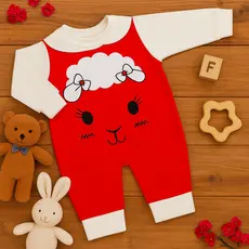 ✨ Macacão Bebê Unissex com Estampa Fofinha de Ovelhinha – Conforto, Estilo e Muita Doçura! 🍼💖