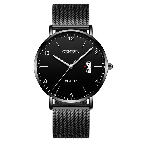 Relógio de pulso luminoso e moderno para negócios 7.12hc para homens, relógio de quartzo masculino para estudantes KHV0