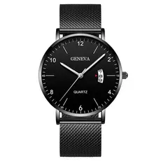 Relógio de pulso luminoso e moderno para negócios 7.12hc para homens, relógio de quartzo masculino para estudantes KHV0