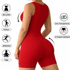 Macaquinho feminino academia fitness canelado premium, conforto,estilo , tendencia 2026