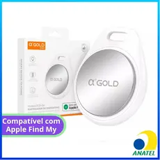 Smart Tag Rastreador Inteligente GPS  A’Gold Pro TCD-06 com Apple Find My – Localização Precisa