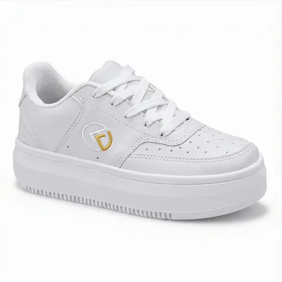 Tênis Feminino Casual Plataforma Leve e Confortável
