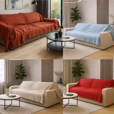 Manta Sofá Super Gigante Decoração 3,00m x 1,80m 100% Algodão Decoração