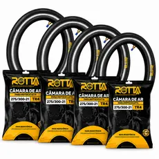 Kit com 4 Camara De Ar Para Pneu Tornado Falcon 2.75/3.00-21 Dianteiro