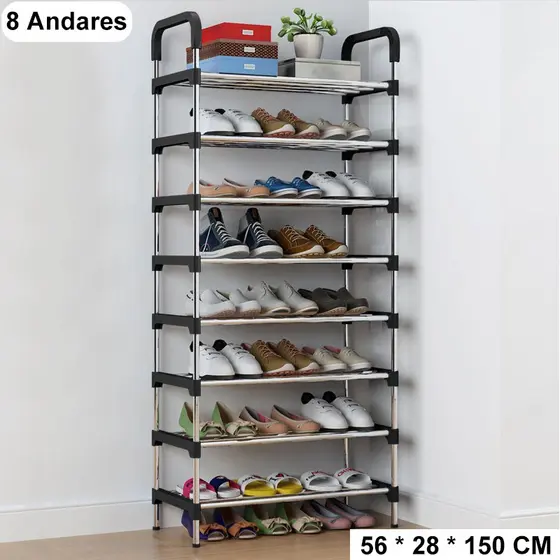 3-8 Andares Sapateira Multiuso Para Calçados Organizador Desmontável