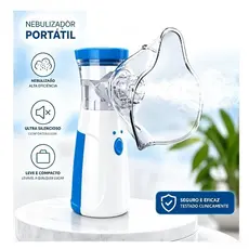 Nebulizador Inalador Portatil Ultrassonico Silencioso Bivolt - Lm tech store