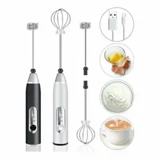 Batedor Misturador Mixer Elétrico para Bebidas Leite Café Clara de Ovo 2 em 1 MAIS