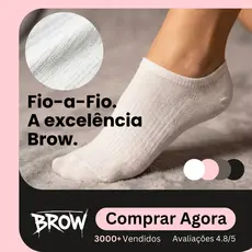 Meia de Algodão Cano Curto Invisível Sapatilha Feminina ou Infantil Kit 3 ou 12 Pares