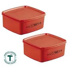 Kit com 2 Potes Herméticos Tupperware Jeitosinho Molho de Tomate 400ml