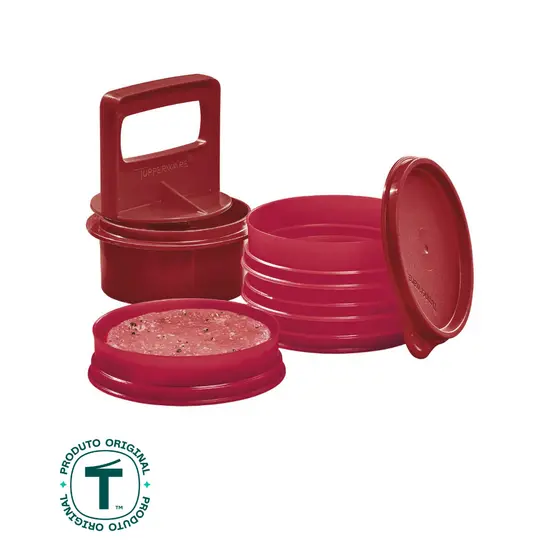 Forma de Hamburguer Tupperware Burguer Express
