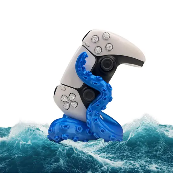 Suporte De Controle Ps5 Kraken Polvo Tentáculos Playstation 5 Gamer 3D