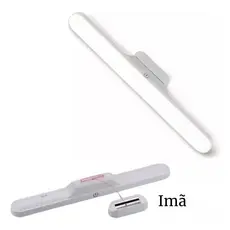 Lâmpada Led Magnética 3 Cores Dimerizável Escritório 30cm Branco Neutro Quente