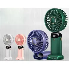 Ventilador Mini Portátil 5 Modos Pequeno Dobrável digital De Escritório Presente USB