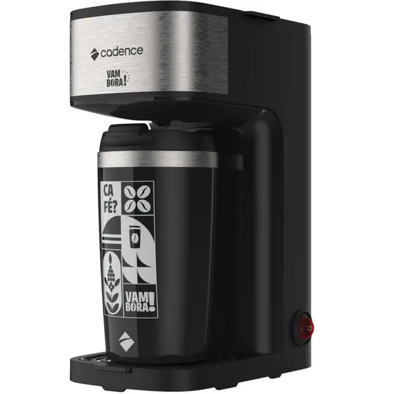 Cafeteira Elétrica Cadence Vambora com Copo Térmico