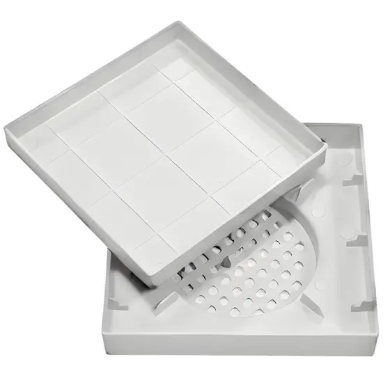 Ralo 15x15 Protetor de Ralo Banheiro Anti Entupimento Ralo Oculto Filtro de Cabelo Universal