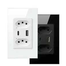 Tomada Dupla Inteligente Wi-Fi - 10A USB-C Alexa SmartLife Controle Remoto via APP Voz