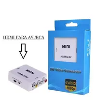 Mini Adaptador Conversor De Hdmi Para Video Composto Rca 2av HDMI2AV