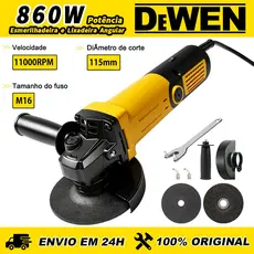 Esmerilhadeira Lixadeira Angular 4.1/2 Profissional 11000rpm 860w