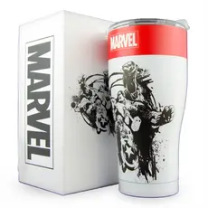 Copo Térmico Marvel Vingadores 900ml Aço Inox Avengers