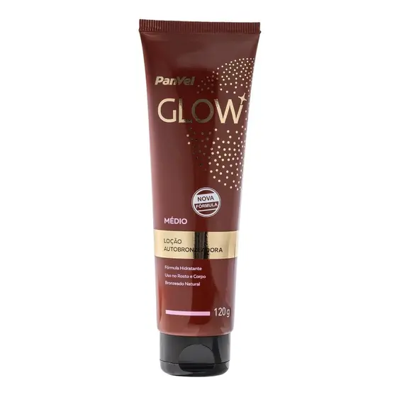 Loção Autobronzeadora Panvel Glow Médio 120g