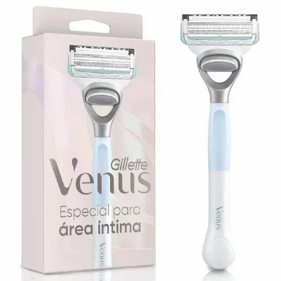 Aparelho Depilatório Recarregavel Gillette Venus Íntima Com Uma Unidade