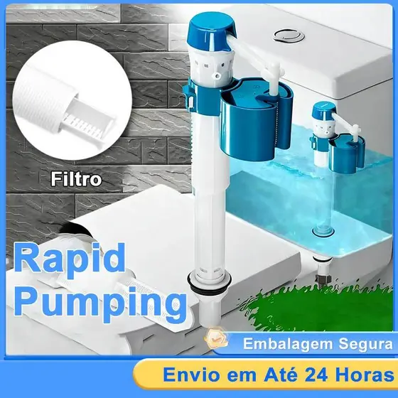 Torre Entrada Universal para Vaso Sanitário Anti Vazamento Economia de Água Fácil Instalação Reparo Caixa Acoplada