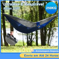 Rede Para Descanso Camping Lazer Pesca Nylon 210t Descanso 250kg